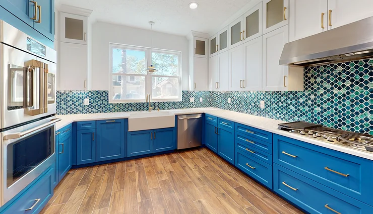 A Bold and Bright Transformation with Custom Finishes