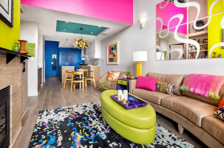 Art Lover's Colorful Condo Remodel