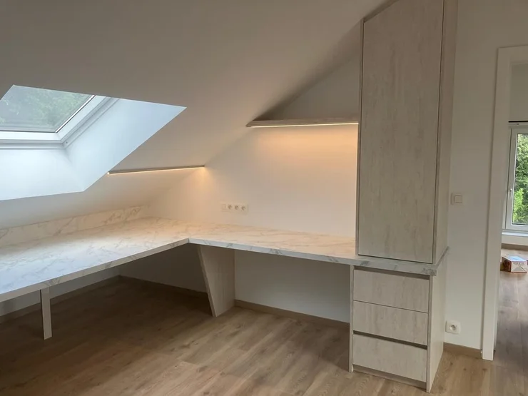 Modern House Renovation with Custom Storage & Attic Workspace