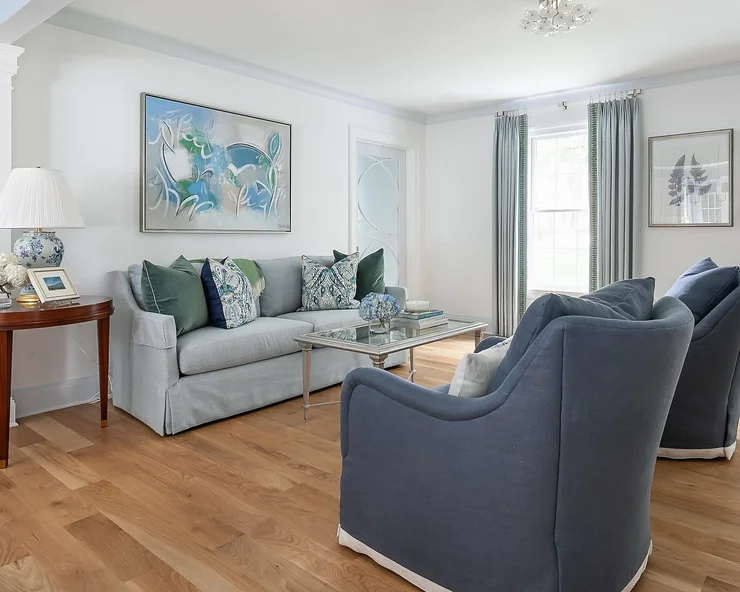 Elegant Living Room Renovation with Classic Contemporary Style