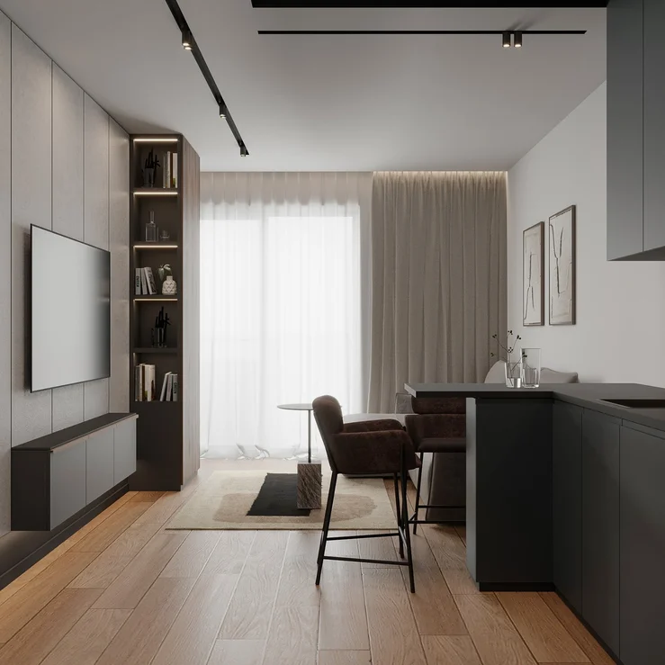 Complete Apartment Renovation in a Modern Minimalist Style