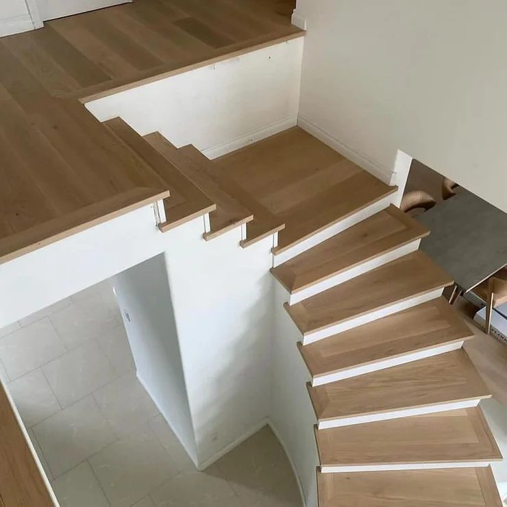 Custom Wooden Staircase Installation