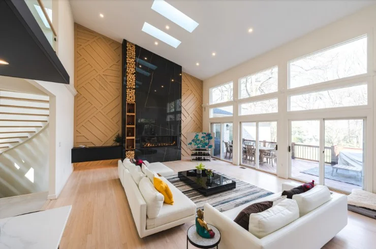 Modern Blac Noir: Full House Renovation with Sleek Accents