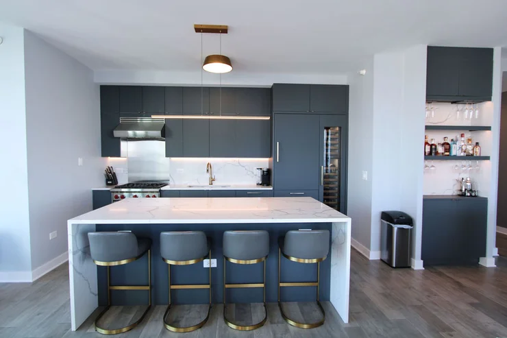 Modern Open-Concept Kitchen & Living Renovation