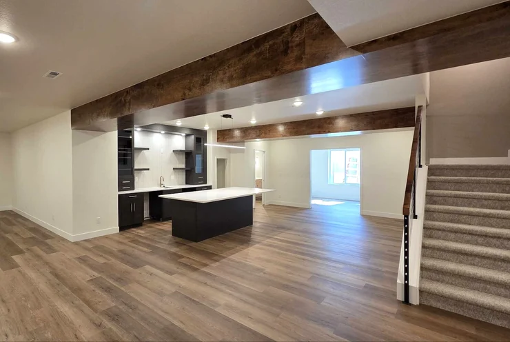 Sleek Basement Renovation